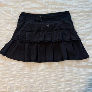 lululemon athletica Black Mini Skirt